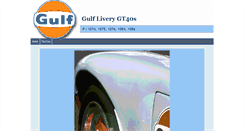 Desktop Screenshot of gt40gulfliverycars.com